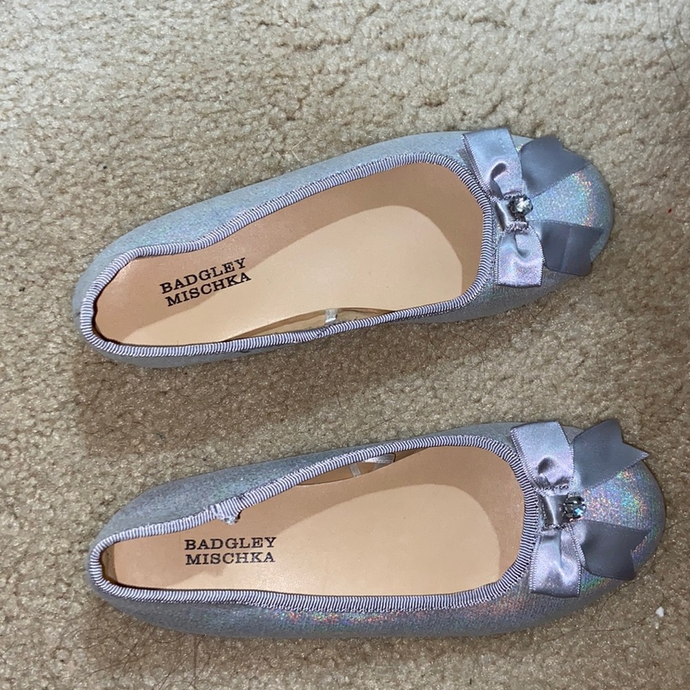 Silver shoes
